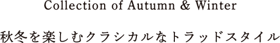 Collection of Autumn & Winter H~yރNVJȃgbhX^C